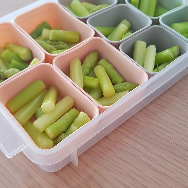 離乳食完了期 アスパラ 冷凍用 レシピ 作り方 By てげ子 楽天レシピ 離乳食完了期 アスパラ 冷凍用 レシピ 作り方 By てげ子 楽天レシピ